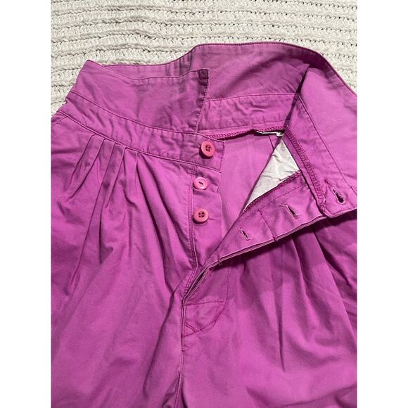 VTG Unionbay Barrel Leg Pants Button 100% Cotton Womens Sz 9 Pink *Discoloration - Picture 10 of 16